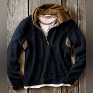 Men's Black and Brown carbon 2 cobalt sweater L